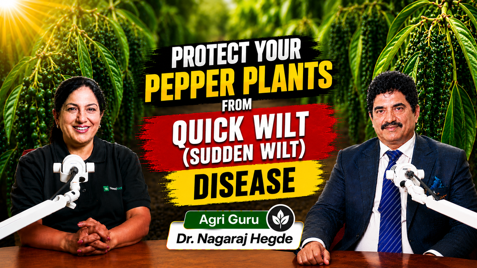 Protect Your Black Pepper Plants from Quick Wilt Disease (Phytophthora Foot Rot) | Dr. Nagraj Hegde